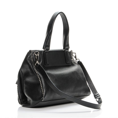 Givenchy Grained Calfskin Metal Stitch Medium Pandora Pure Flap Bag Black 3 of 7