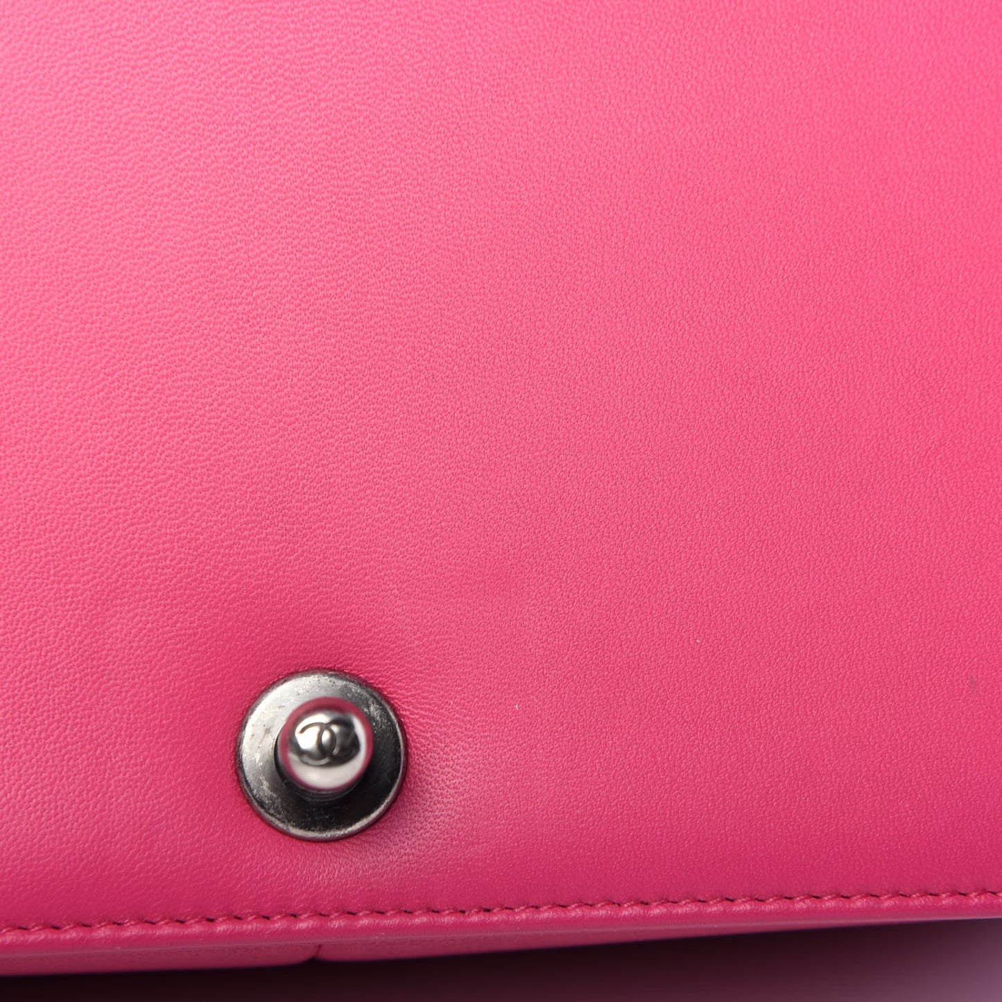 Lambskin Quilted Medium Boy Flap Pink