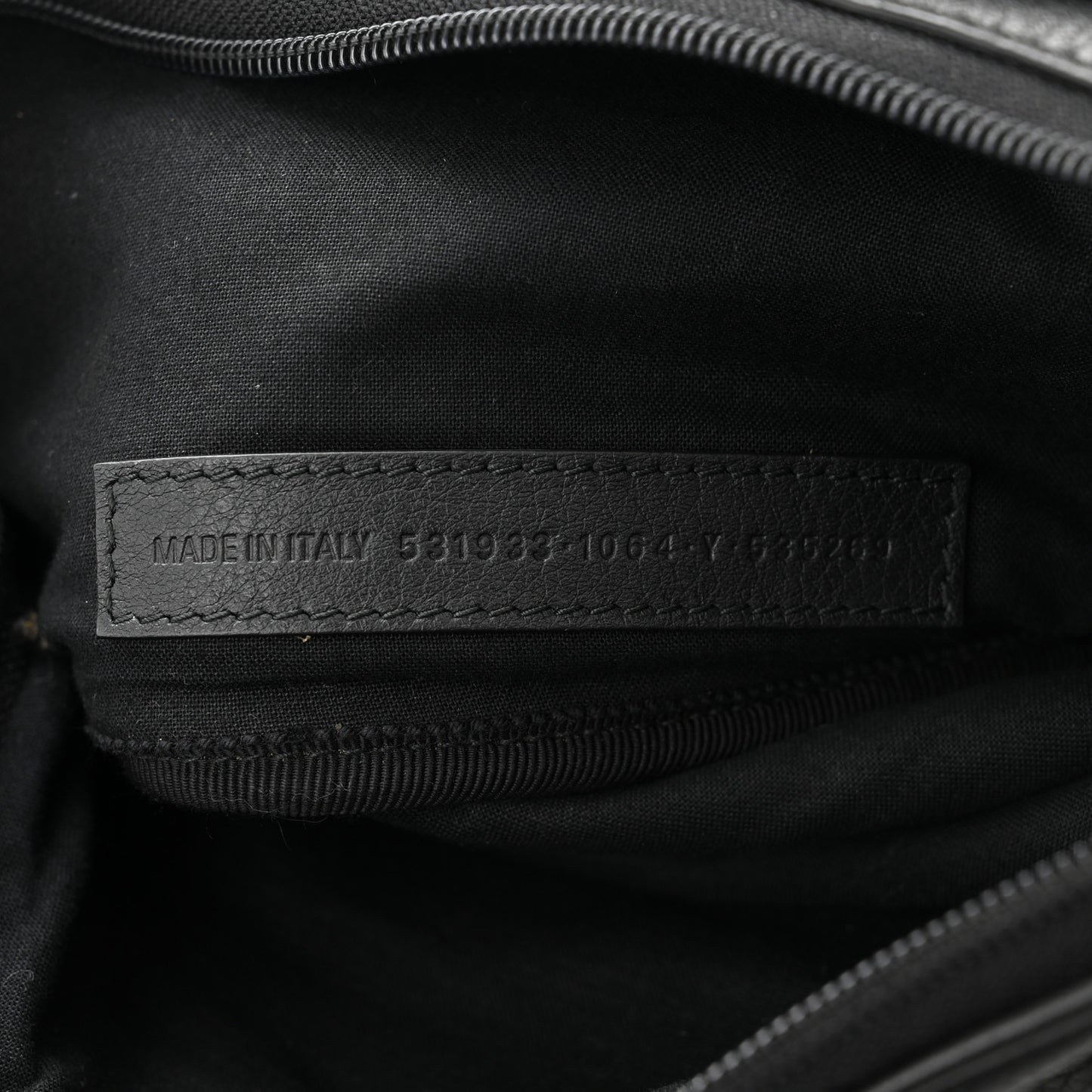 Calfskin Everyday Logo Belt Bag Black