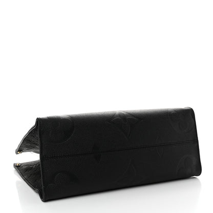 Louis Vuitton Empreinte Monogram Giant Onthego MM Black 4 of 13