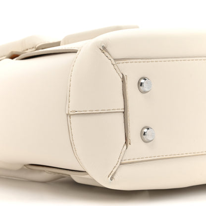 Bottega Veneta French Calfskin Maxi Intrecciato Small Arco Bianco 10 of 15