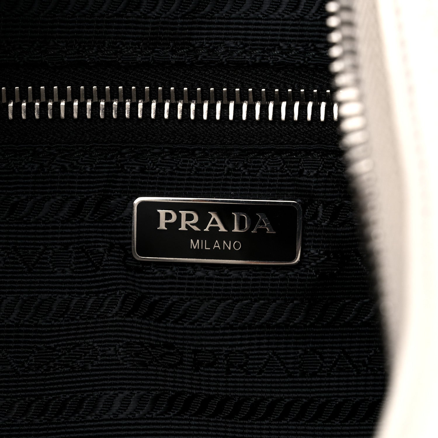 Prada Vitello Daino Hobo White 6 of 11