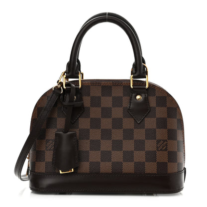 Louis Vuitton Damier Ebene Alma BB 1 of 9