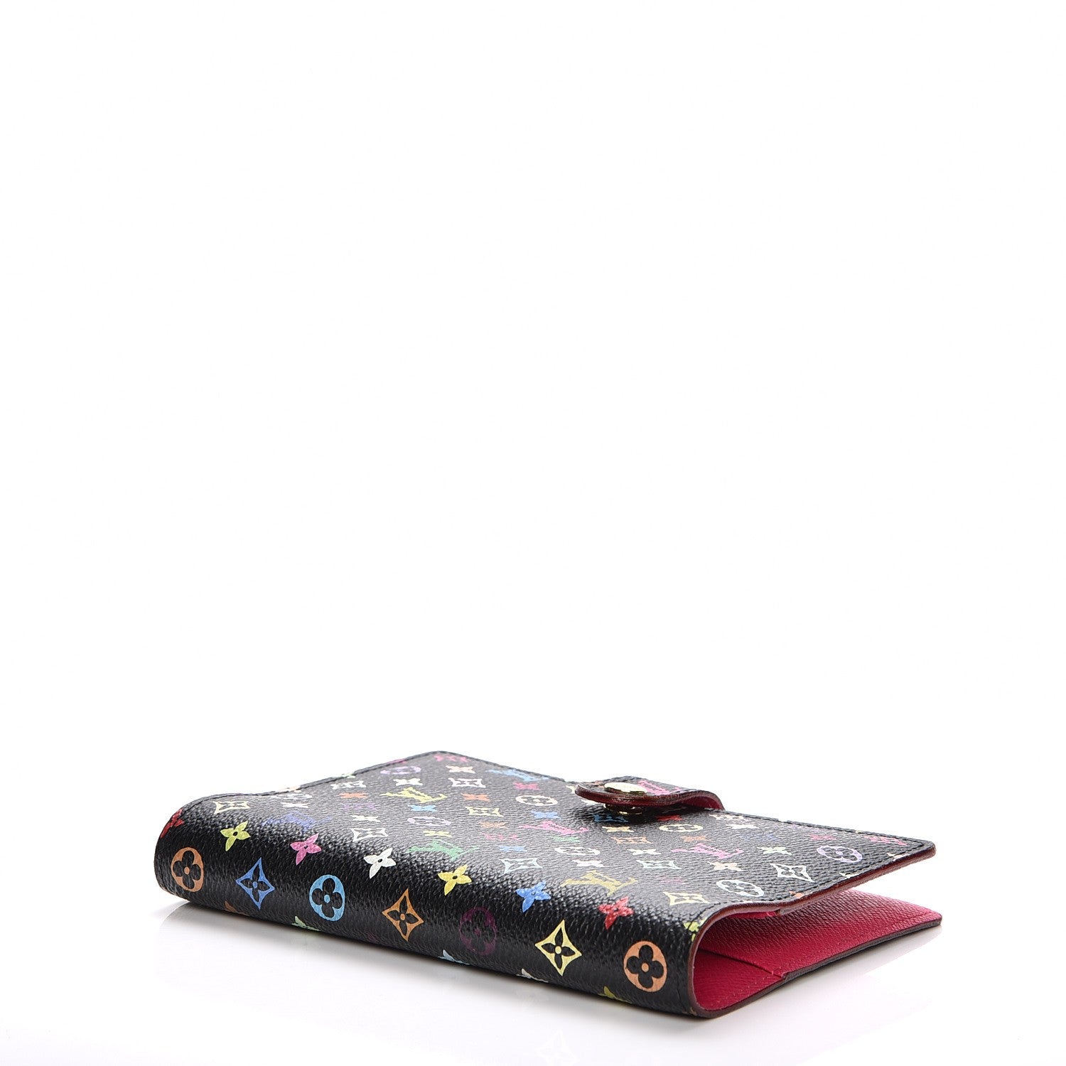 Louis Vuitton Monogram Multicolor Small Ring Agenda Cover Black Grenade 4 of 7