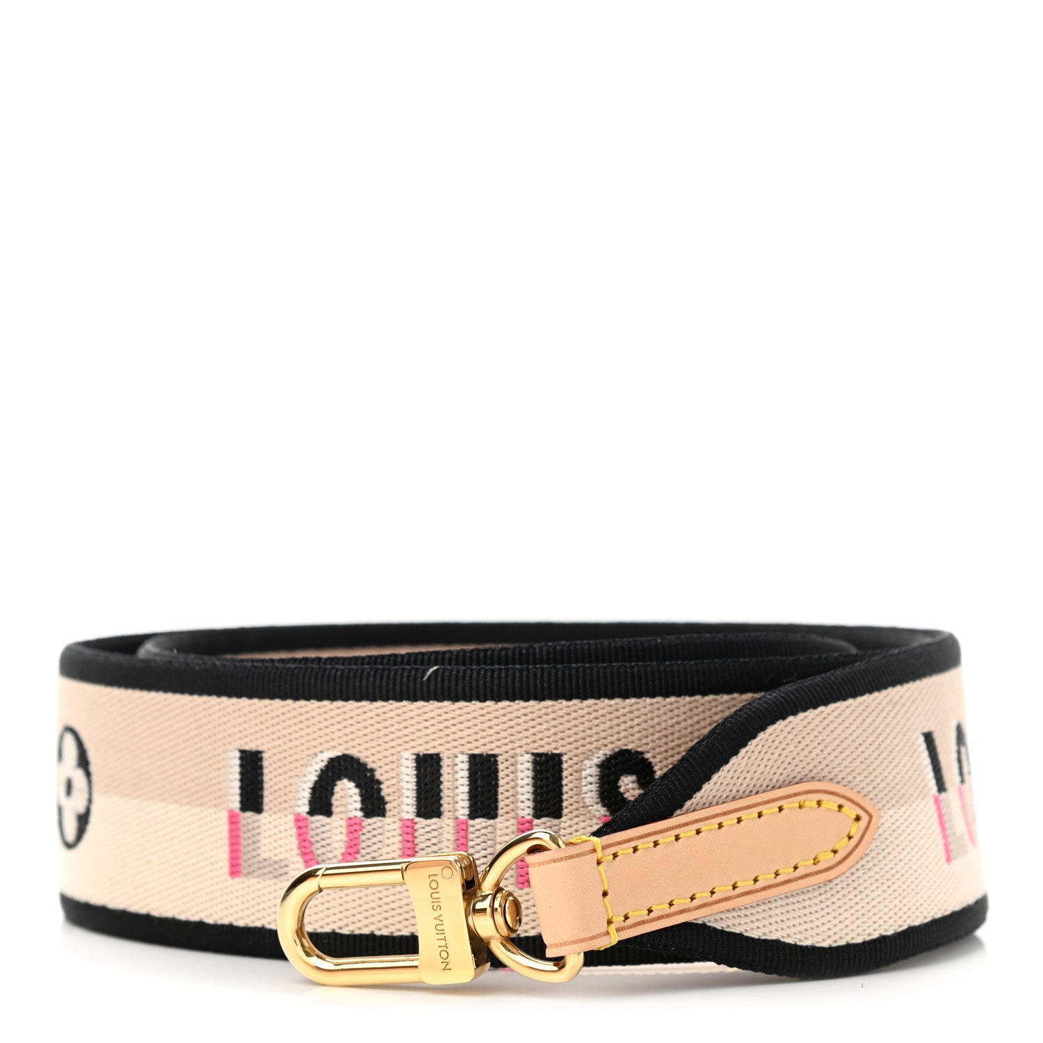 Louis Vuitton Jacquard Speedy Bandouliere 20 Shoulder Strap Black 1 of 4