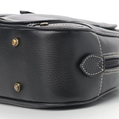 Christian Dior Calfskin Saddle Bowler Black 9 of 13