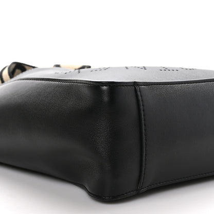 Stella McCartney STELLA MCCARTNEY Eco Alter Nappa Perforated Logo Mini Crossbody Black 7 of 9