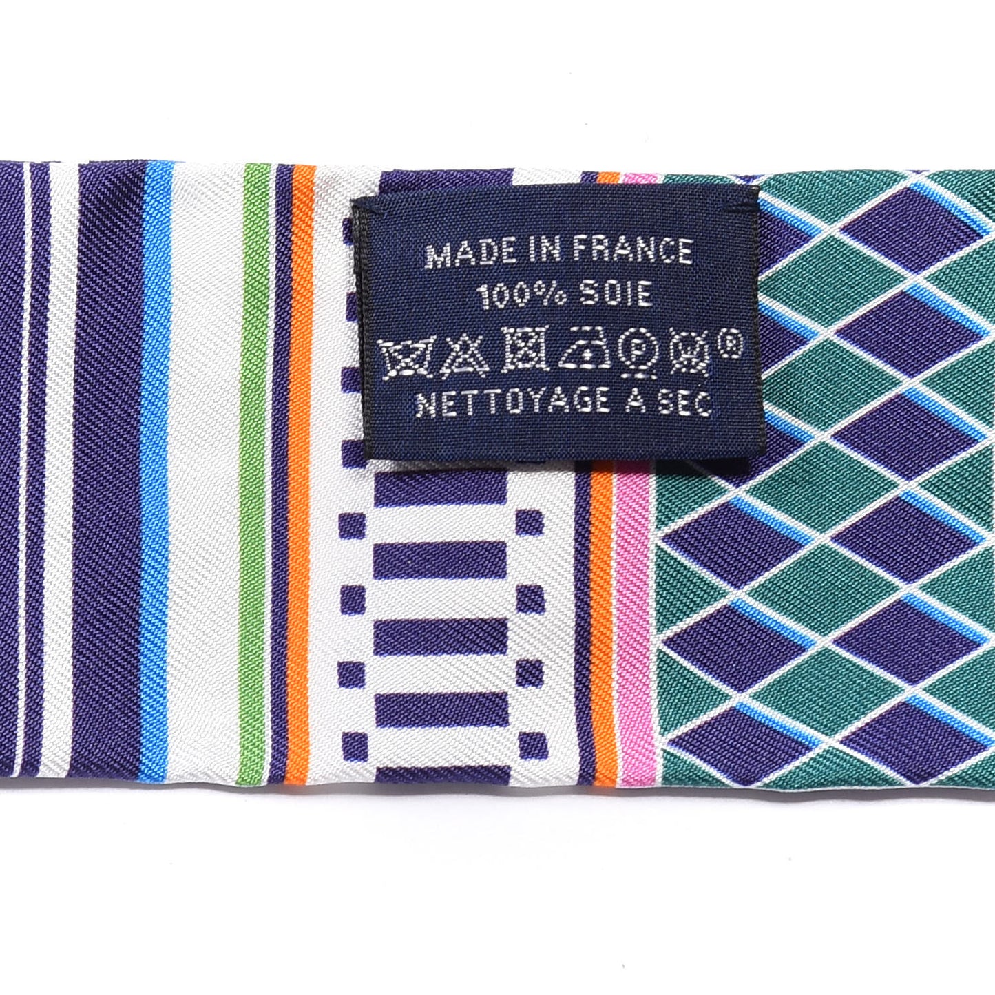 Silk Voltes Et Pirouettes Twilly Indigo Rose Multicolor