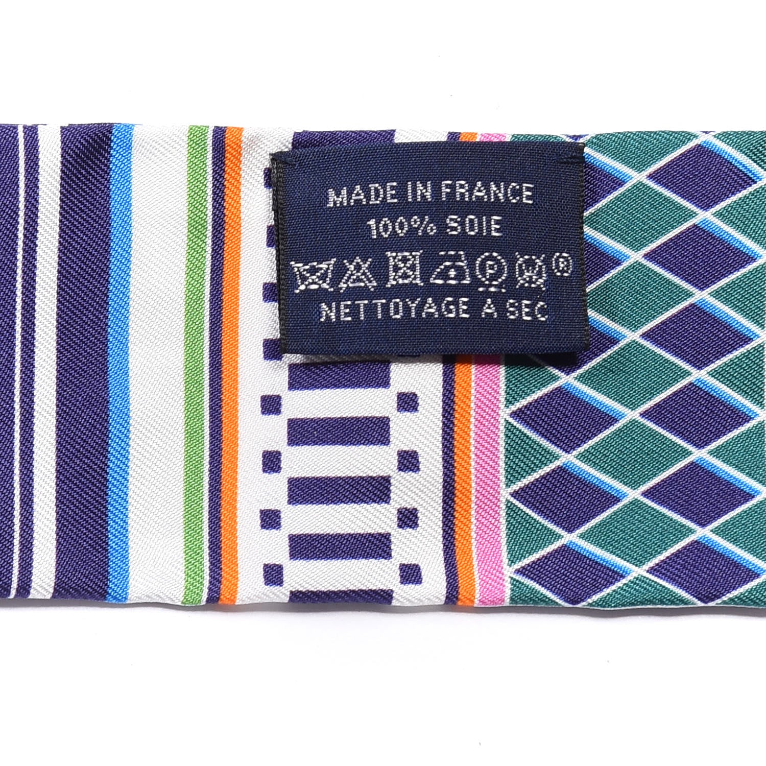Hermes Silk Voltes Et Pirouettes Twilly Indigo Rose Multicolor 4 of 4