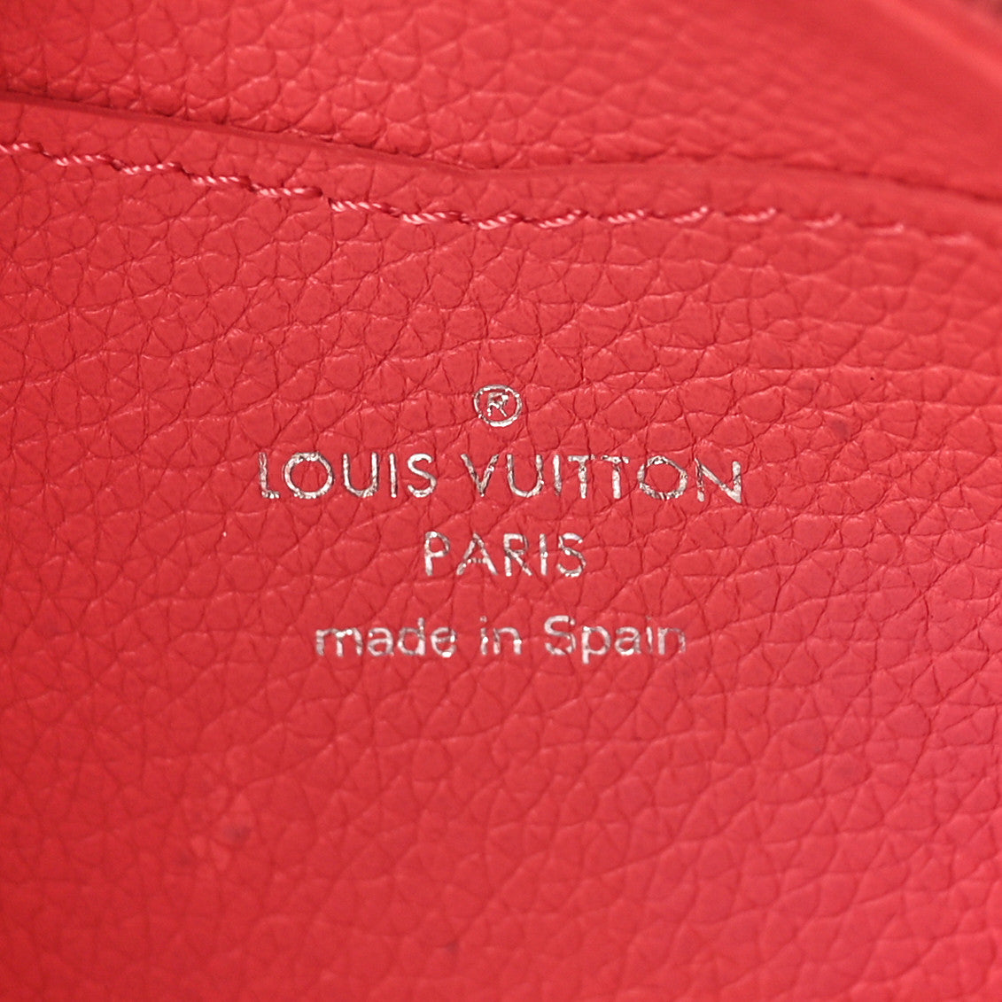 Calfskin Zippy Lockme Wallet Pink