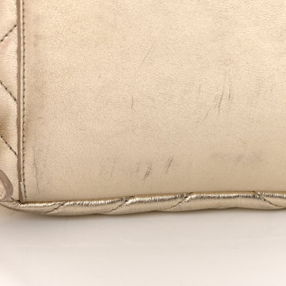 Saint Laurent Lambskin Matelasse Monogram Joe Backpack Pale Gold 14 of 19