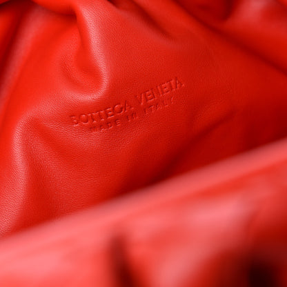 Bottega Veneta Nappa Maxi Intrecciato The Pouch Oversized Clutch Bright Red 6 of 7