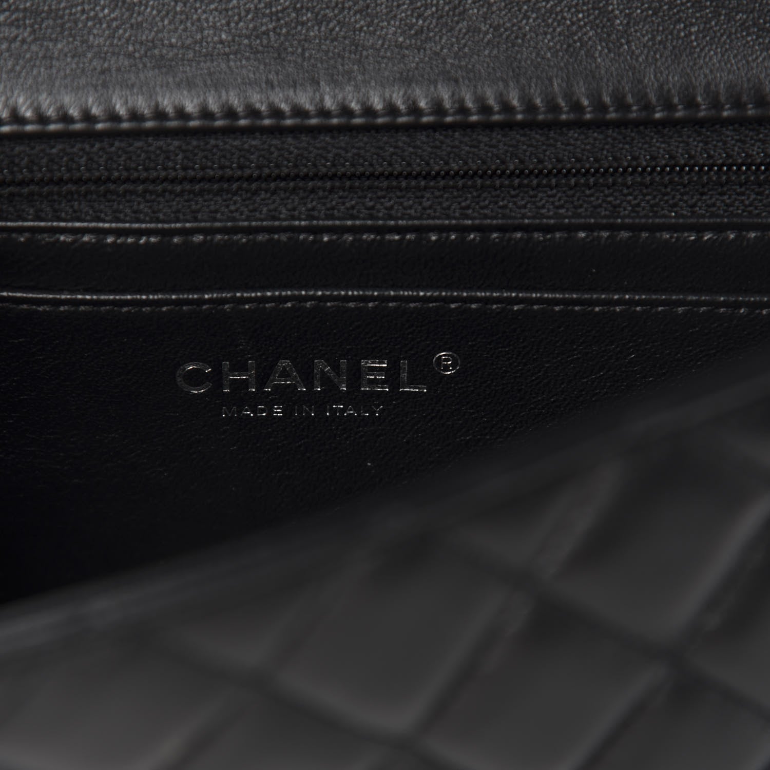 Chanel Lambskin Quilted Mini Rectangular Flap Black 8 of 11
