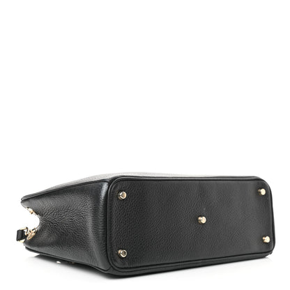 Christian Dior Bullcalf Medium Diorissimo Tote Black Rose Indien 4 of 11