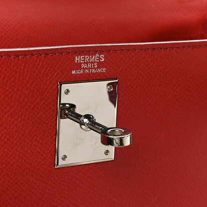 Hermes Epsom Kelly Sellier 28 Rouge Casaque 6 of 11