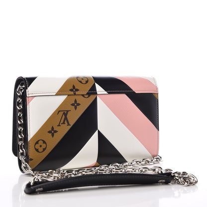 Louis Vuitton Epi Reverse Monogram Twist Chain Wallet Rose Ballerine 3 of 7