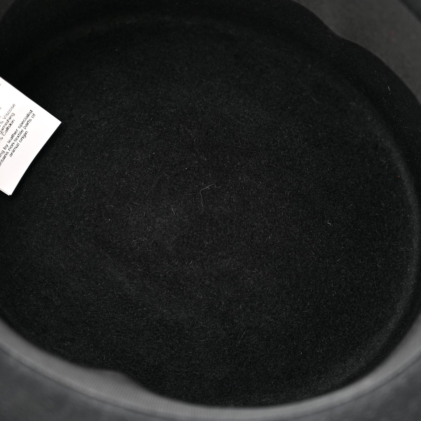 Rabbit Felt Hampton Hat 57 Black
