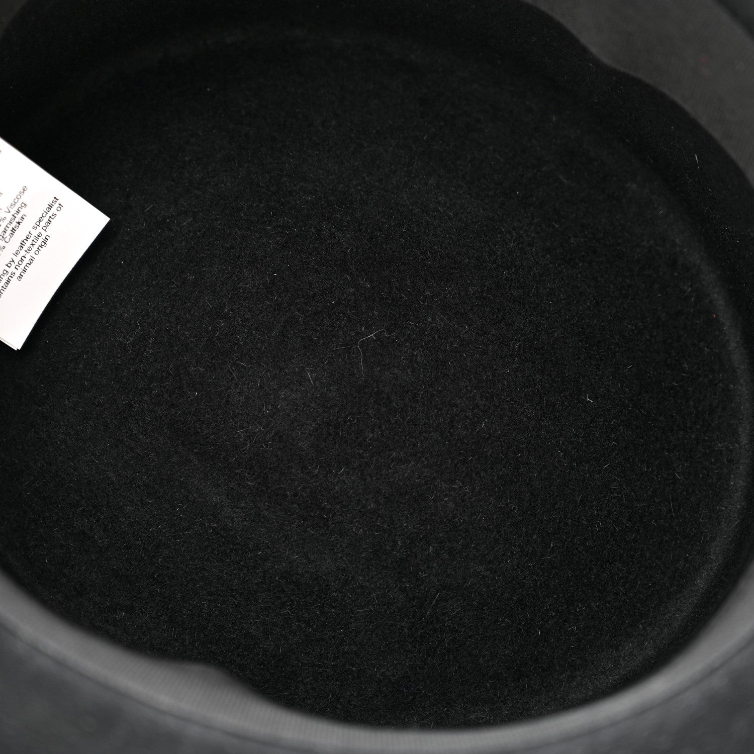 Hermes Rabbit Felt Hampton Hat 57 Black 7 of 10