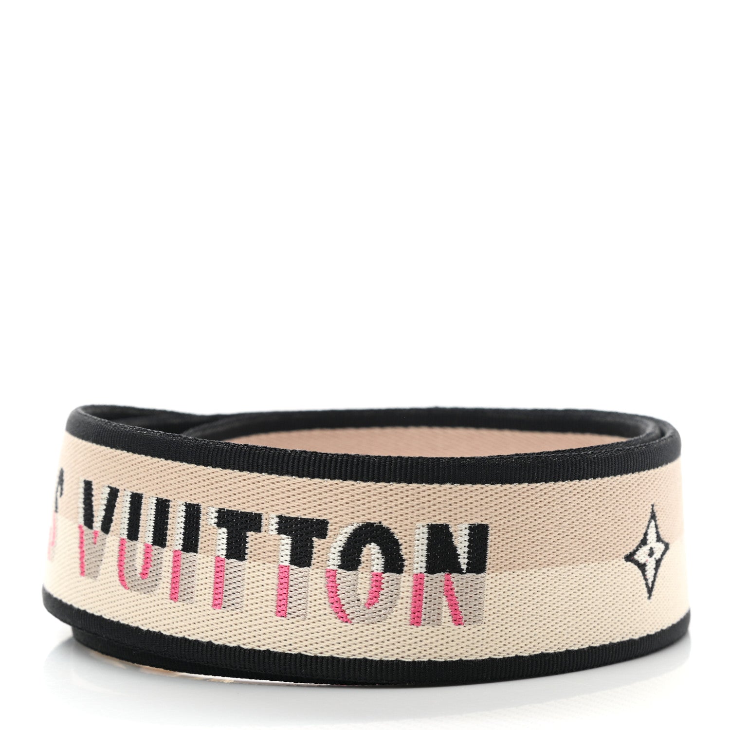 Louis Vuitton Jacquard Speedy Bandouliere 20 Shoulder Strap Black 2 of 5