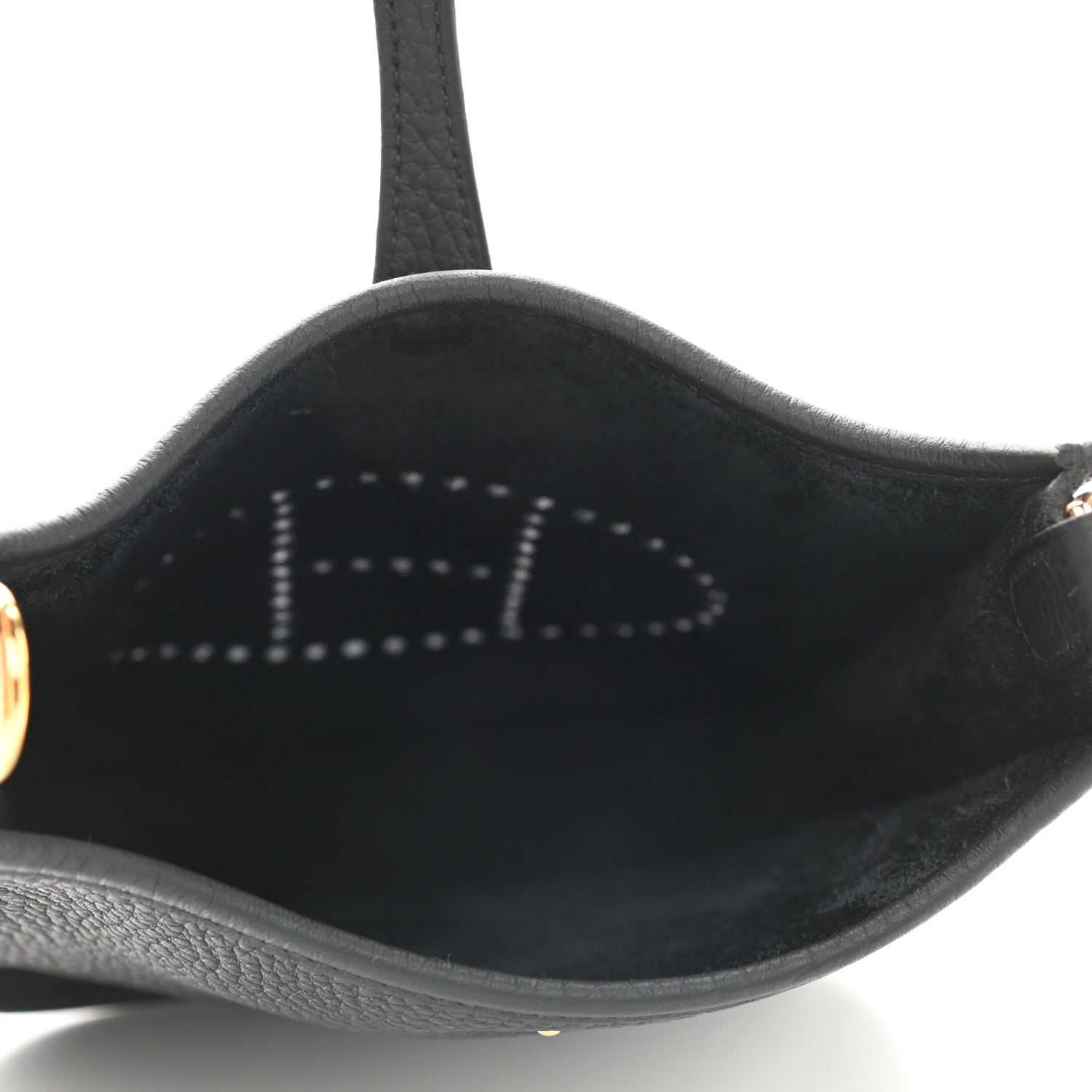 Hermes Taurillon Clemence Evelyne TPM Black 5 of 9