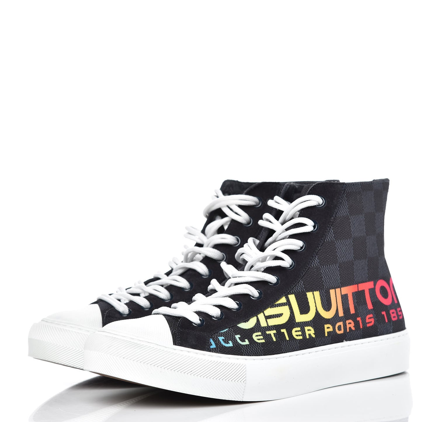 Damier Cobalt Tattoo Sneaker Boots 6