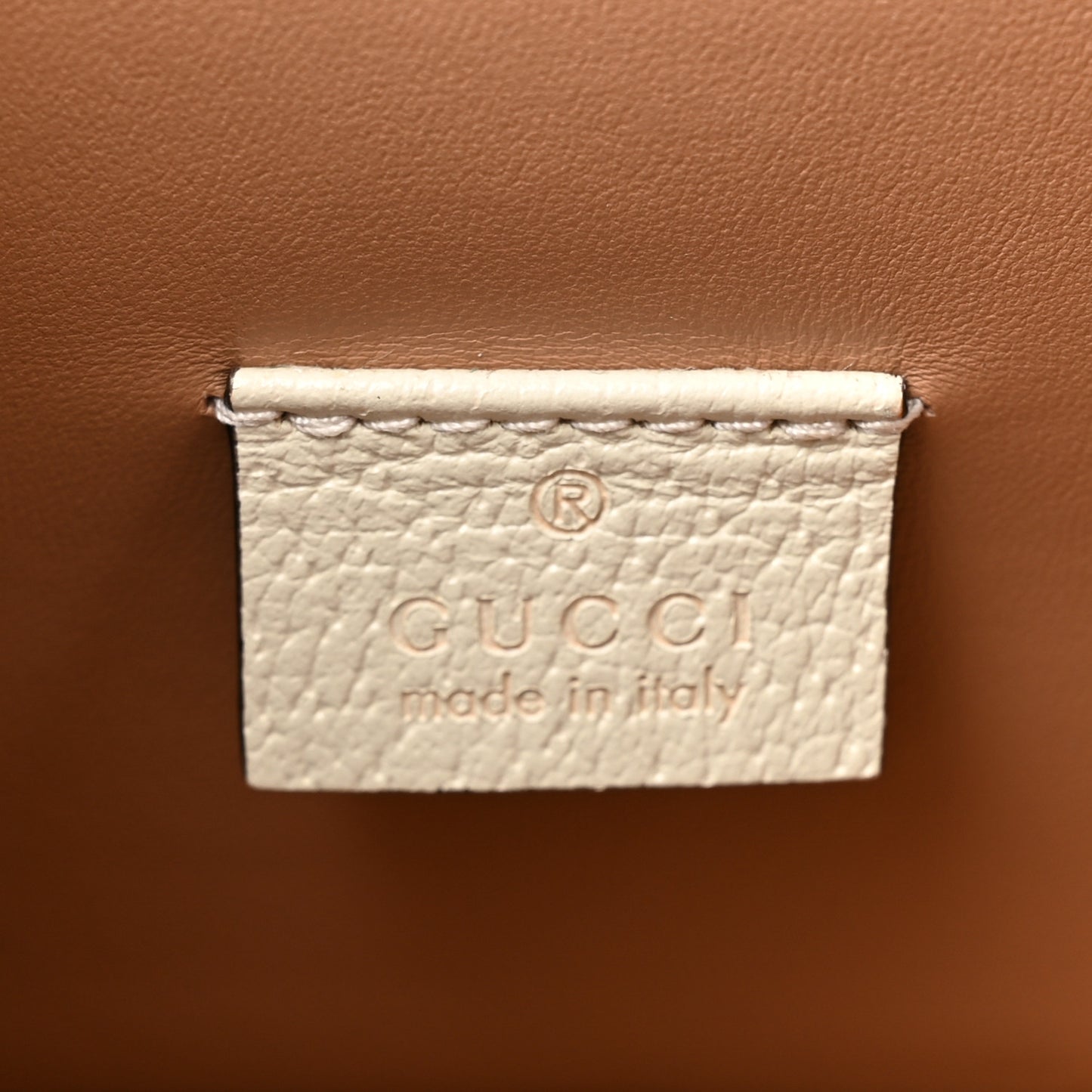 GG Supreme Monogram Berry Textured Dollar Calfskin Small Padlock Bamboo Shoulder Bag Beige Ebony Light Copper Mystic White