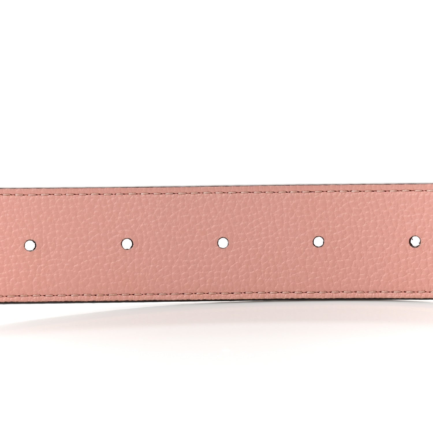 Louis Vuitton Calfskin Monogram 30mm LV Initiales Reversible Belt 85 34 Rose Ballerine 5 of 6