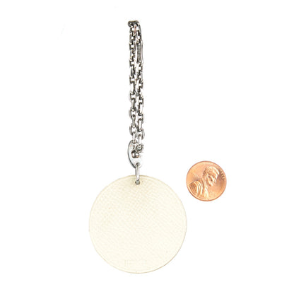 Hermes Epsom Penguin Key Chain Bag Charm White 2 of 7