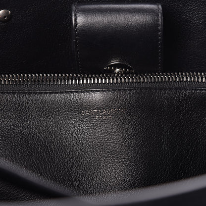 Saint Laurent Calfskin Medium Amber Tote Black 8 of 12