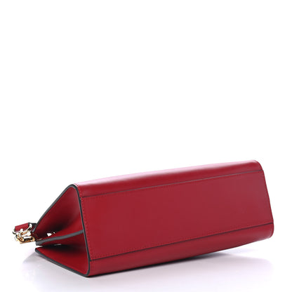 Gucci Nappa Bamboo Web Small Nymphaea Top Handle Bag Hibiscus Red 3 of 4