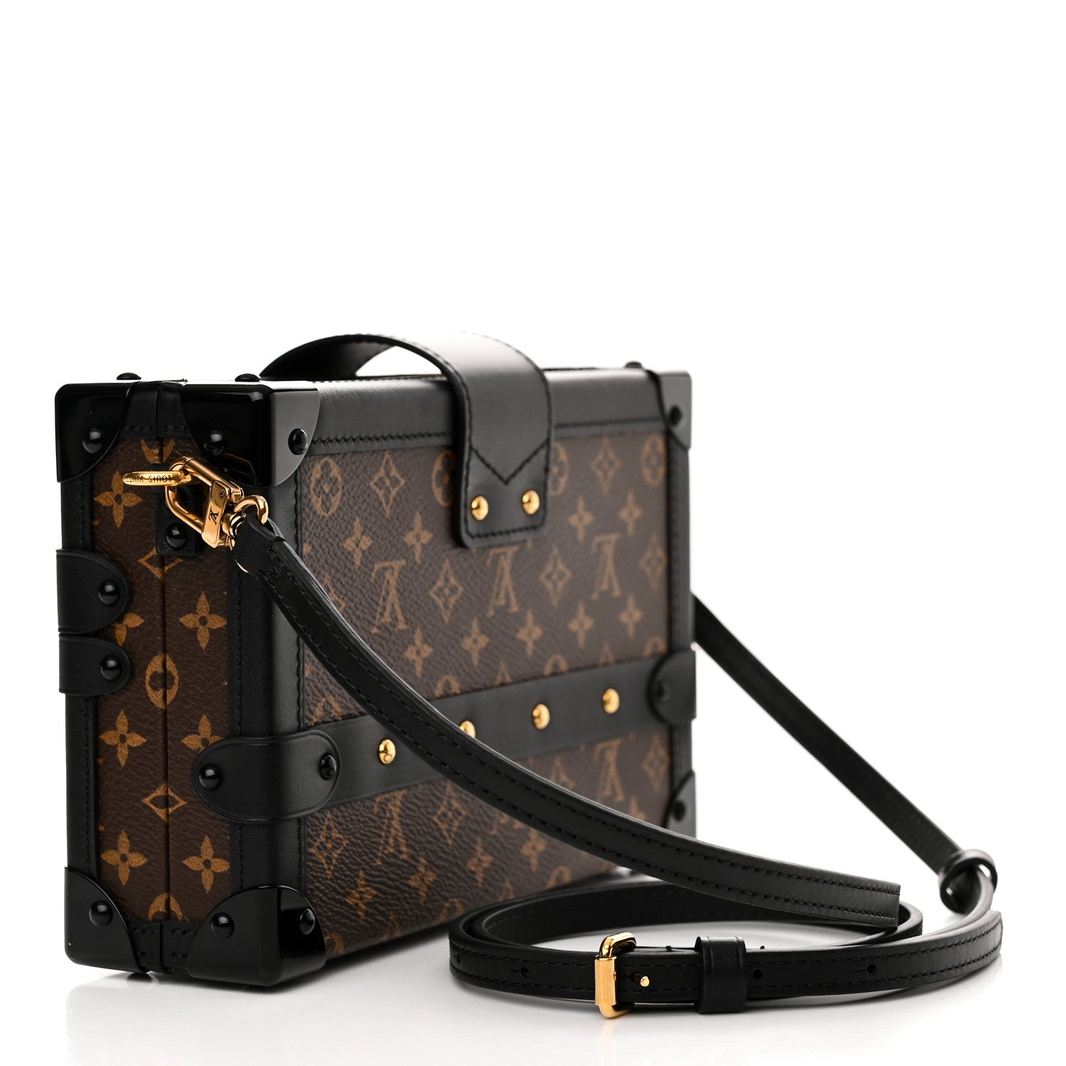 Louis Vuitton Monogram Petite Malle Black 3 of 11