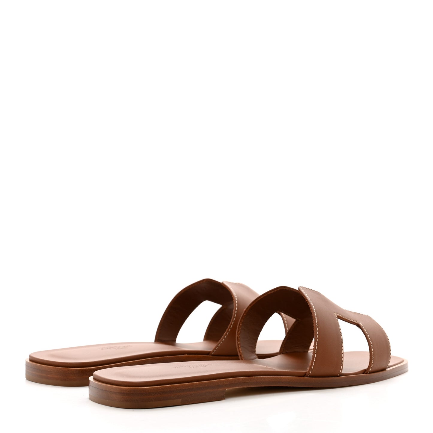 Box Calfskin Oran Sandals 39 Gold