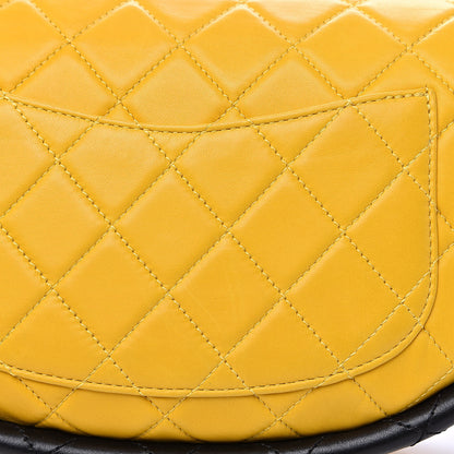 Chanel Quilted Lambskin Small Hula Hoop Flap Yellow 11 of 13