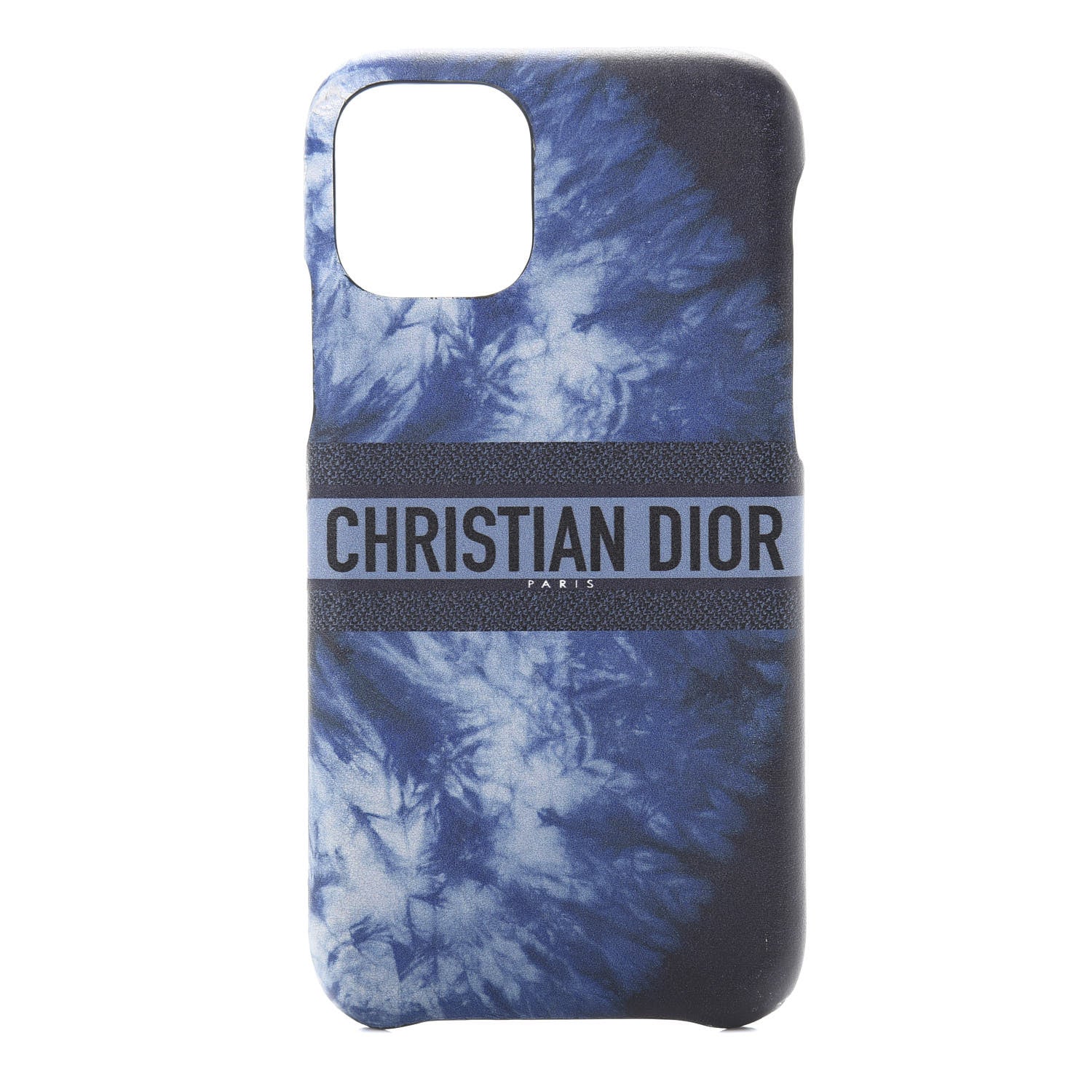 Christian Dior Calfskin Tie Lady Dior iPhone 11 Pro Case Blue Multicolor 1 of 10