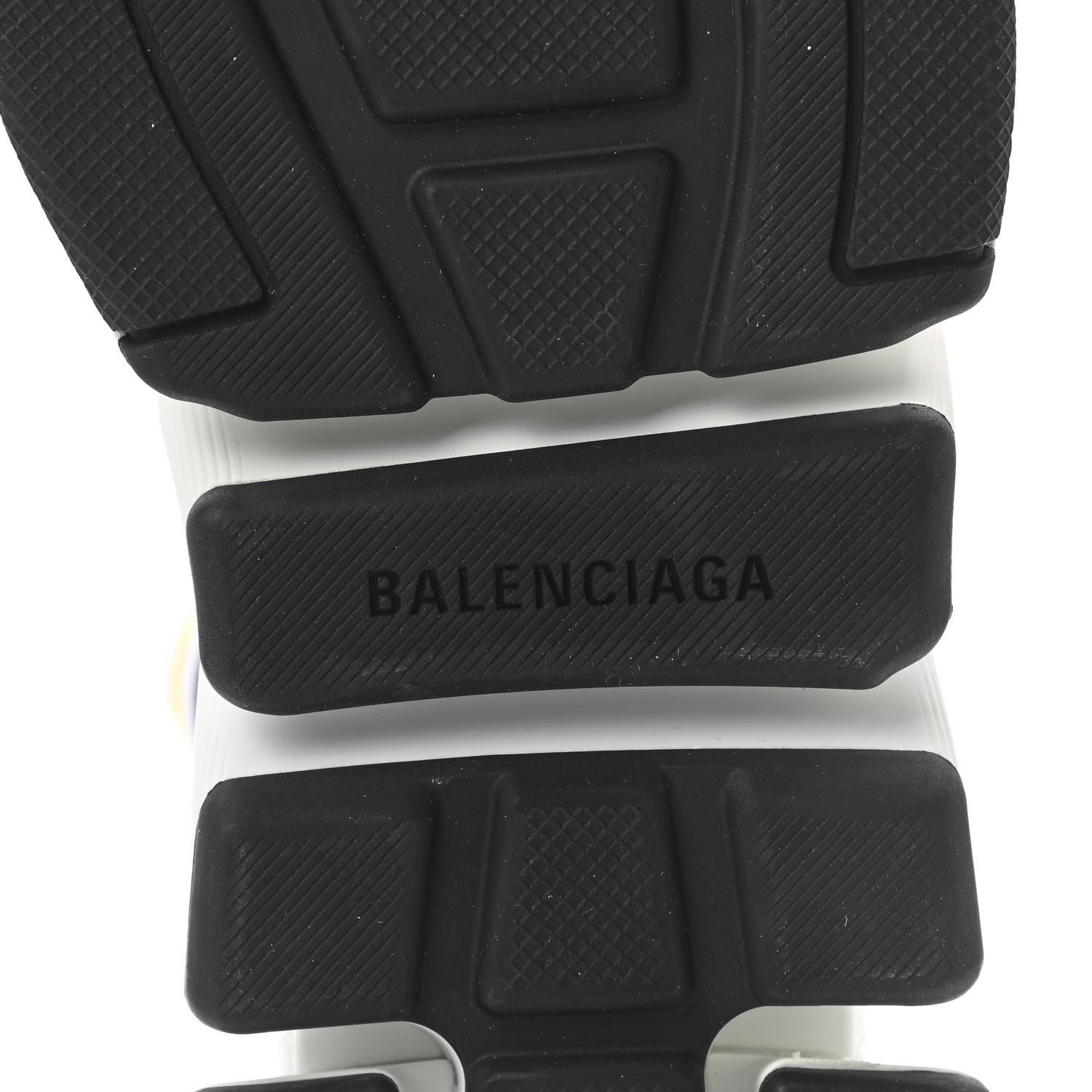 Balenciaga Technical 3D Recycled Knit Striped Womens Speed 2.0 Sneakers 39 White Multicolor 6 of 6