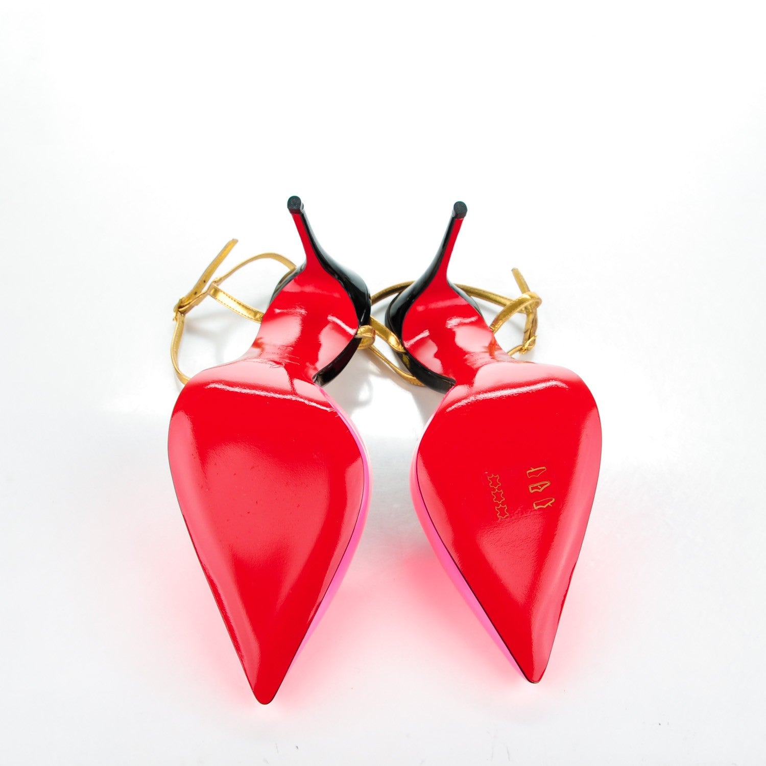 Christian Louboutin Patent Specchio Rivierina 100 Pumps 39 Shocking Pink 5 of 8
