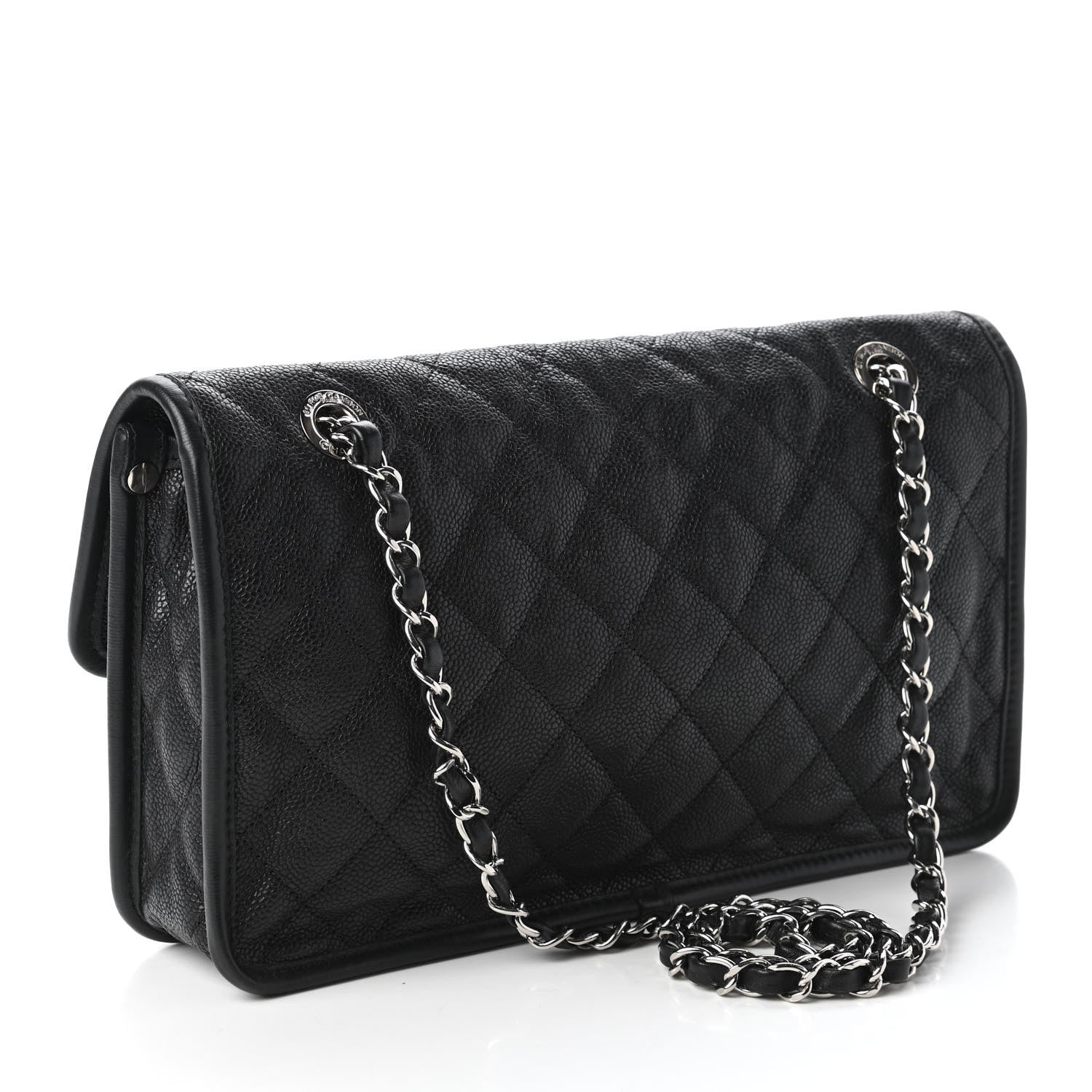Chanel Caviar Quilted Medium French Riviera Flap Black 3 of 11