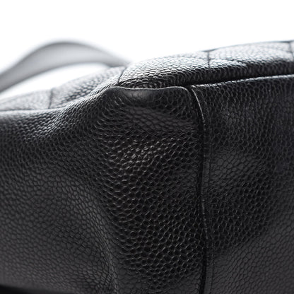 Chanel Caviar Quilted Petit Shopping Tote PST Black 10 of 13