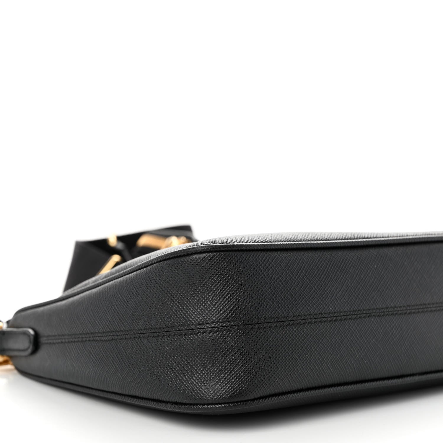Prada Saffiano Lux Re-Edition 2005 Shoulder Bag Black 8 of 10