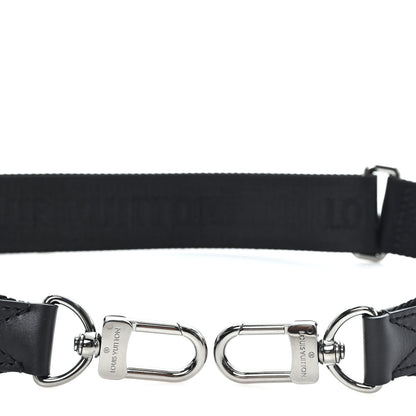 Louis Vuitton Jacquard Canvas Keepall Bandouliere Adjustable Shoulder Strap Black 3 of 3