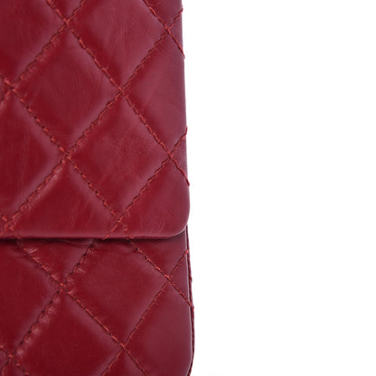 Chanel Aged Calfskin Quilted 2.55 Reissue 226 Flap Red 6 of 11