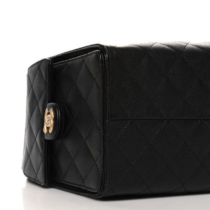 Chanel Caviar Quilted Medium Chanel 25 Handbag Black 10 of 11