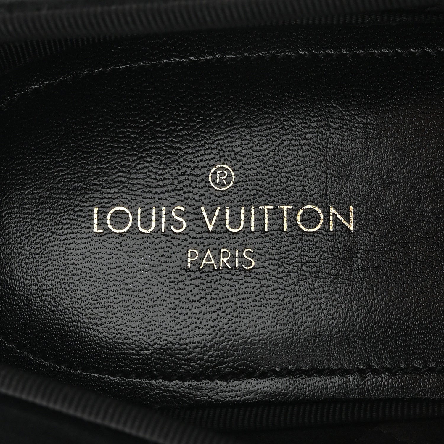 Louis Vuitton Velvet Mens Upside Down Auteuil Slipper 8.5 Black 7 of 9