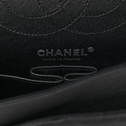 Chanel Sheepskin Chevron Quilted 2.55 Reissue 225 Double Flap So Black 6 of 11