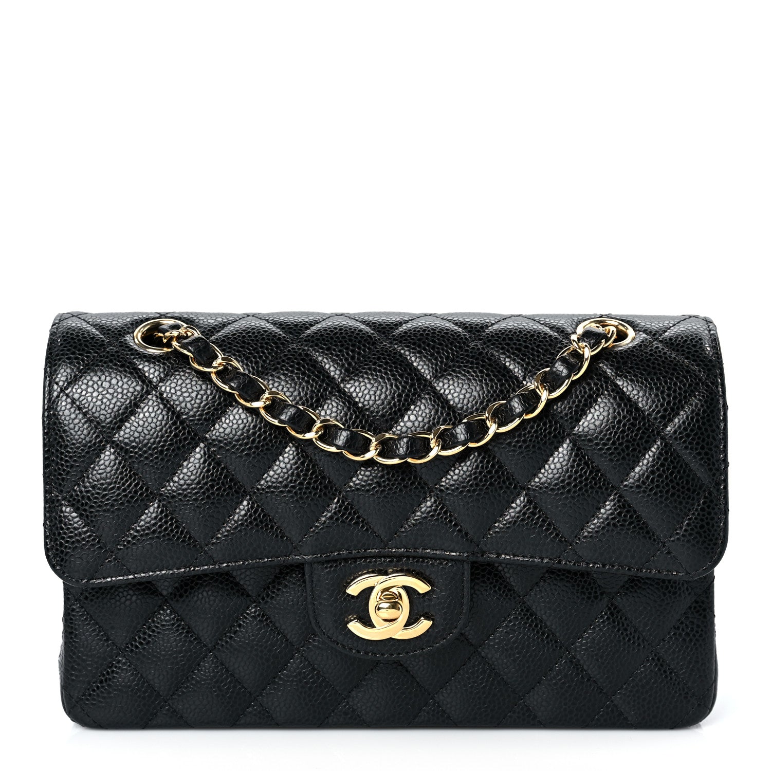 Chanel Caviar Quilted Small Double Flap Black 1 of 9