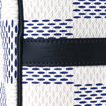 Louis Vuitton Damier Azur Latitude America's Cup Keepall Bandouliere 45 6 of 14