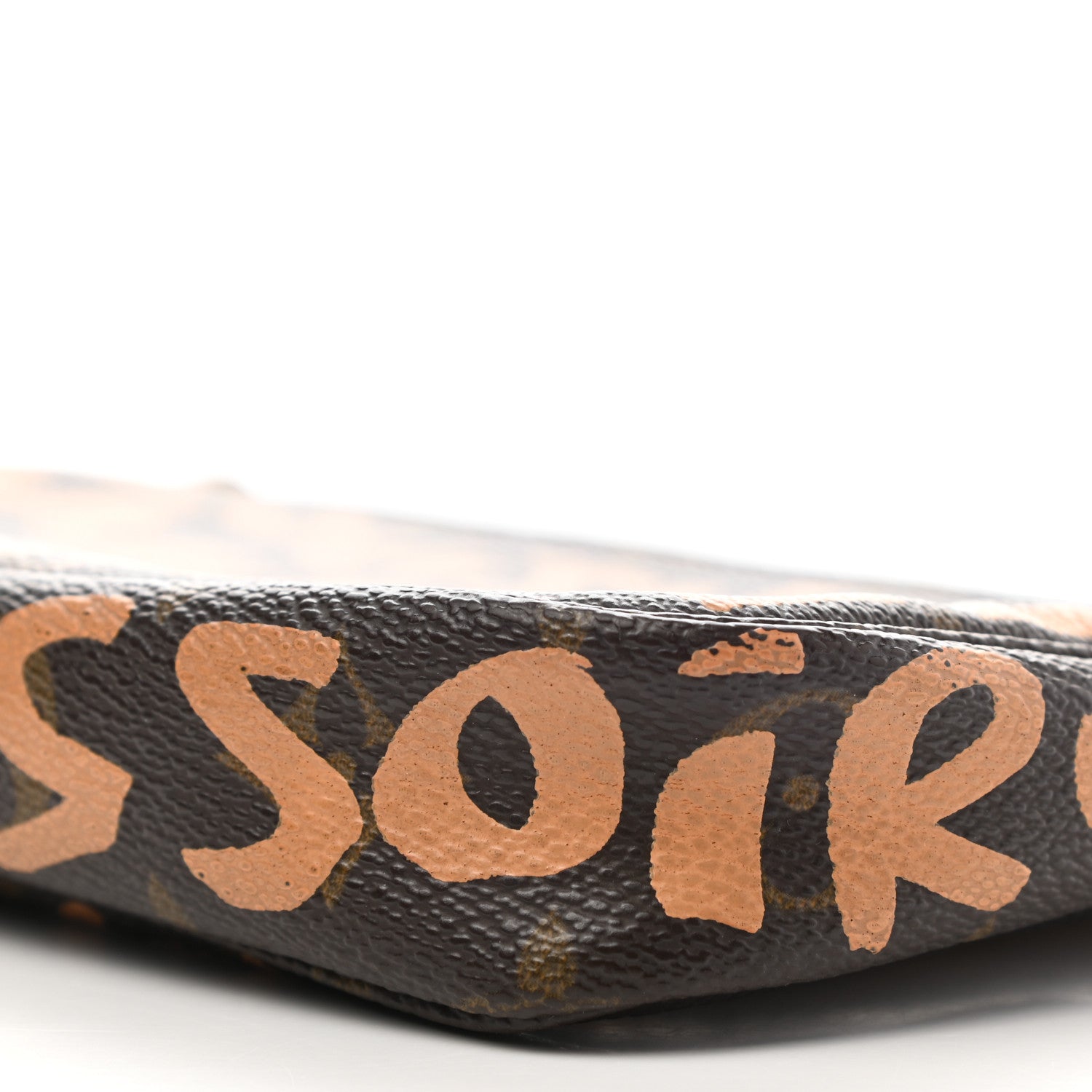 Louis Vuitton Monogram Graffiti Pochette Accessories Peach 9 of 13