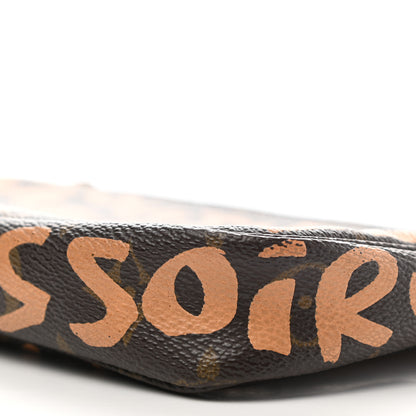 Louis Vuitton Monogram Graffiti Pochette Accessories Peach 9 of 13