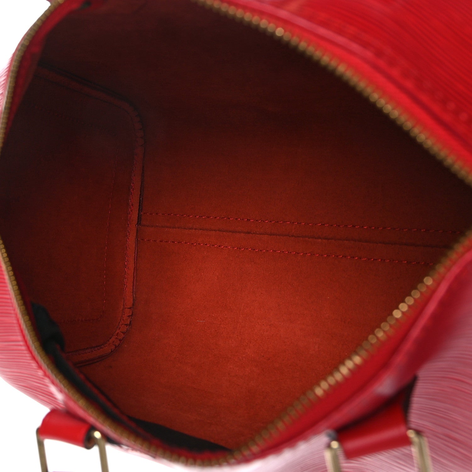 Louis Vuitton Epi Speedy 25 Castillan Red 5 of 11