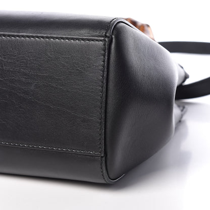 Gucci Nappa Bamboo Small Nymphaea Top Handle Bag Black 13 of 25